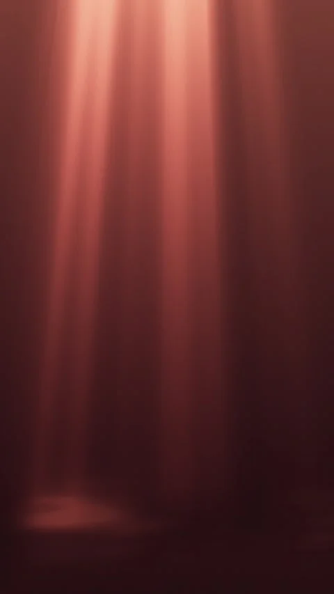 Dramatic downward light rays or beams backdrop, copper color animated backgro Stock Footage 314134472