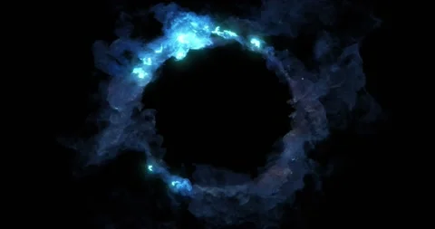 Dramatic Effect with Blue Plasma ring 스톡 동영상 161287598