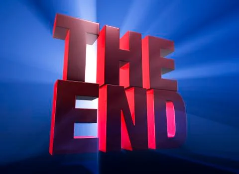 Dramatic end Illustrazione stock