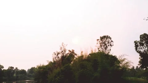 Dramatic Evening and Sunset Stock Footage 272506566