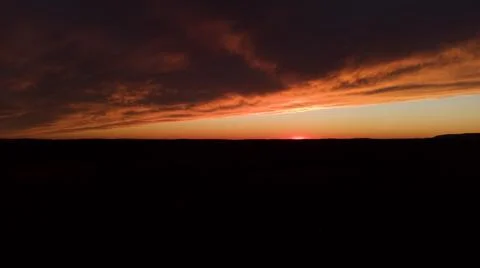 Dramatic Evening Clouds Stock Photos
