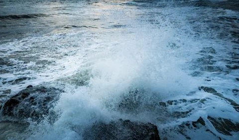 Dramatic evening light on the River Forth at Anstruther in Fife, Scotland Stock Photos