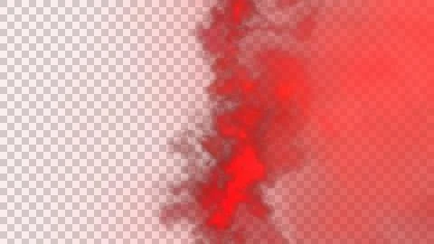 Dramatic fiery red smoke design creates a moody and abstract background, perfect Illustrazione stock