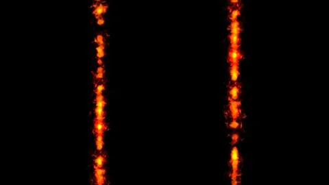 Dramatic fire streaks on black create a powerful background for intense designs 스톡 일러스트