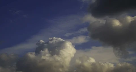 Dramatic Forming Clouds Time Lapse 1 Stock Footage 124621462