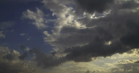 Dramatic Forming Clouds Time Lapse 5 Stock Footage 124634919