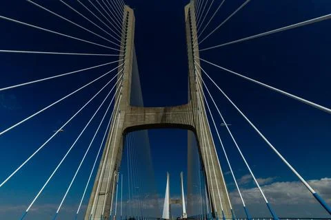 Dramatic front side of the bride Stock Photos