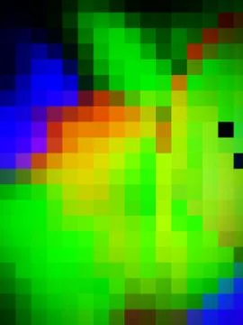 A dramatic gorgeous digital pattern of squares Stock Illustration