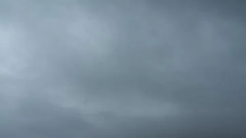 Dramatic gray cloudy sky background. Stock Footage 253996404