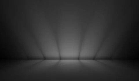 Dramatic gray studio background with spotlight effect Stock Illustration