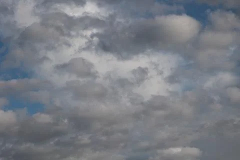 Dramatic Grey Cloudy Sky Texture Background Foto stock