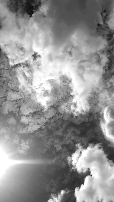 Dramatic Heaven, BNW Video stock 297191854