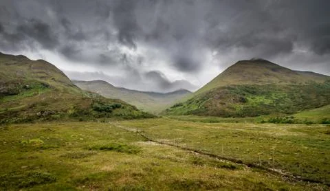 Dramatic highlands 写真素材