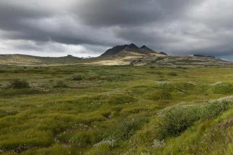 Dramatic Iceland landscape Stock Photos