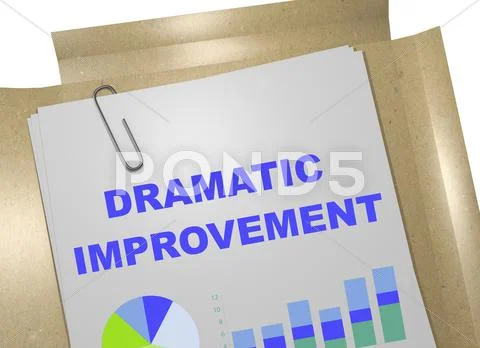 Dramatic Improvement Business Concept