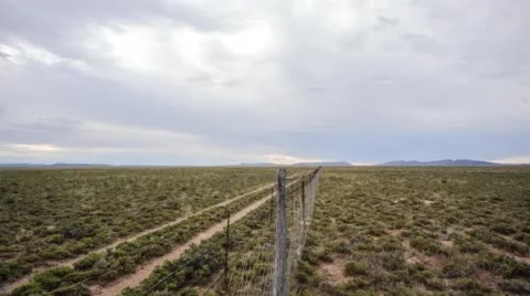Dramatic Karoo landscape Stock Footage 54267092