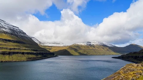 Dramatic landscape of Faroe Islands. Stock Footage 122814477