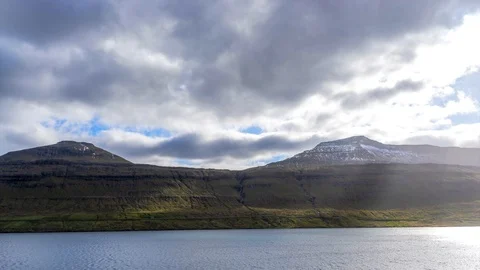 Dramatic landscape of Faroe Islands. Stock Footage 122814922