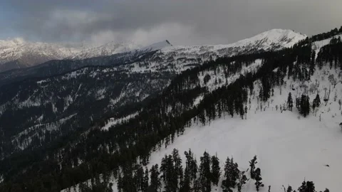 Dramatic landscape of Himalayan mountain range. snow covered mountains Video stock 157902890
