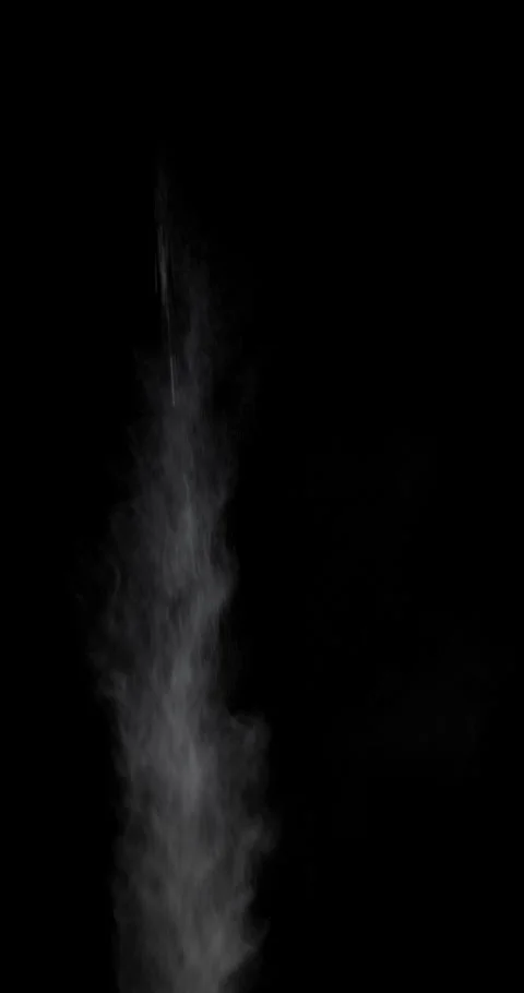 Dramatic Large Ash Flakes Falling Downwards Stock Footage 324018696