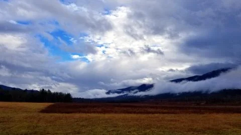 Dramatic Late Autumn Cloudscape (10) Foto stock