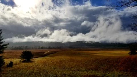 Dramatic Late Autumn Cloudscape (11) Stock Photos