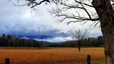 Dramatic Late Autumn Cloudscape (15) Stock Photos