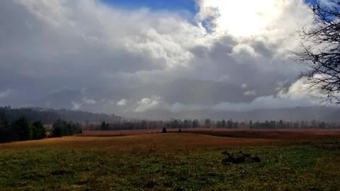 Dramatic Late Autumn Cloudscape (16) Stock Photos
