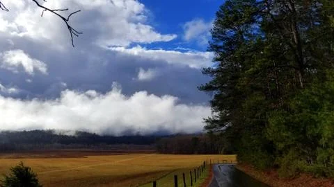 Dramatic Late Autumn Cloudscape (5) Stock Photos