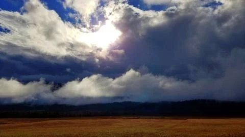 Dramatic Late Autumn Cloudscape (6) Stock Photos