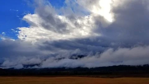 Dramatic Late Autumn Cloudscape (7) Stock Photos