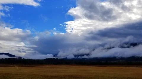 Dramatic Late Autumn Cloudscape (8) Stock Photos