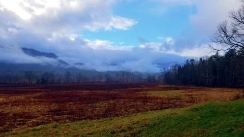 Dramatic Late Autumn Cloudscape (9) Stock Photos