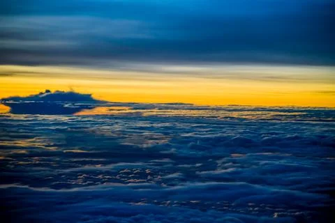 Dramatic Light in the Atmosphere Stock Photos