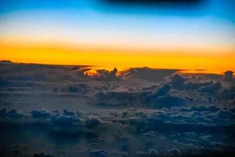 Dramatic Light in the Atmosphere Stock Photos