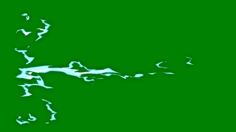 A dramatic light burst transitioning across the green screen perfect Stock Footage 301387068