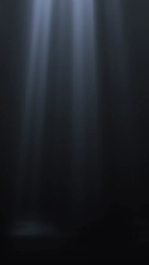 Dramatic light rays descending through dark abstract fog, cinematic shafts of Stock Footage 321842151