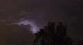 Dramatic lightning storm with extreme flashing tight shot time lapse Video HD