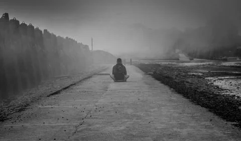 Dramatic Loneliness Stock Photos