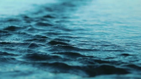 Dramatic look of river's water, close up Видео 98747642