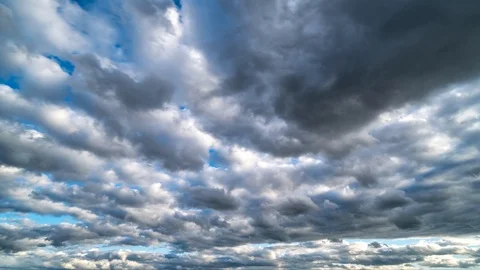 Dramatic louds time lapse in 4k 스톡 동영상 108062277