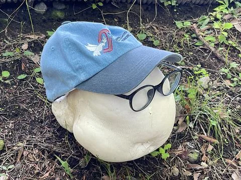 Dramatic Low-Angle Shot of Massive Giant Puffball with Cap (Part 3 of 3) Фото