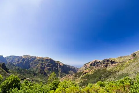 Dramatic Madeira Valley View Stock Photos