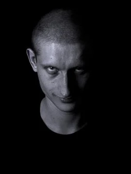 Dramatic Man's Portrait Stock Photos