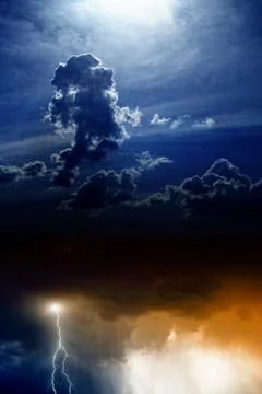 Dramatic moody sky 写真素材