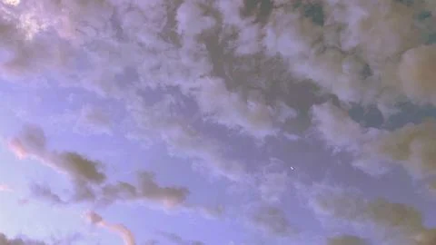 Dramatic Morning Clouds Sky. 写真素材