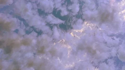 Dramatic Morning Clouds Sky. 写真素材