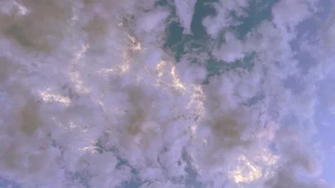 Dramatic Morning Clouds Sky. 스톡 사진