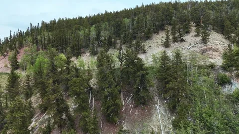 Dramatic Mountain Aerial Car and Hairpin Road 4K Stock Footage 324296190