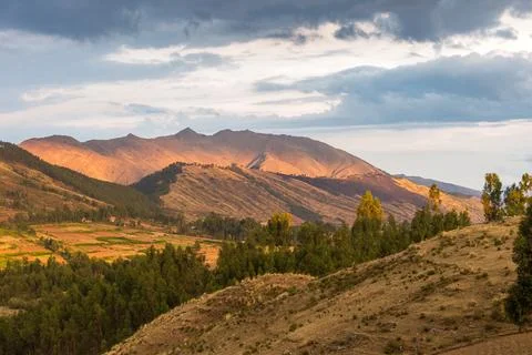 Dramatic Mountain Landscape - Andes Mountains, Peru Stock Photos
